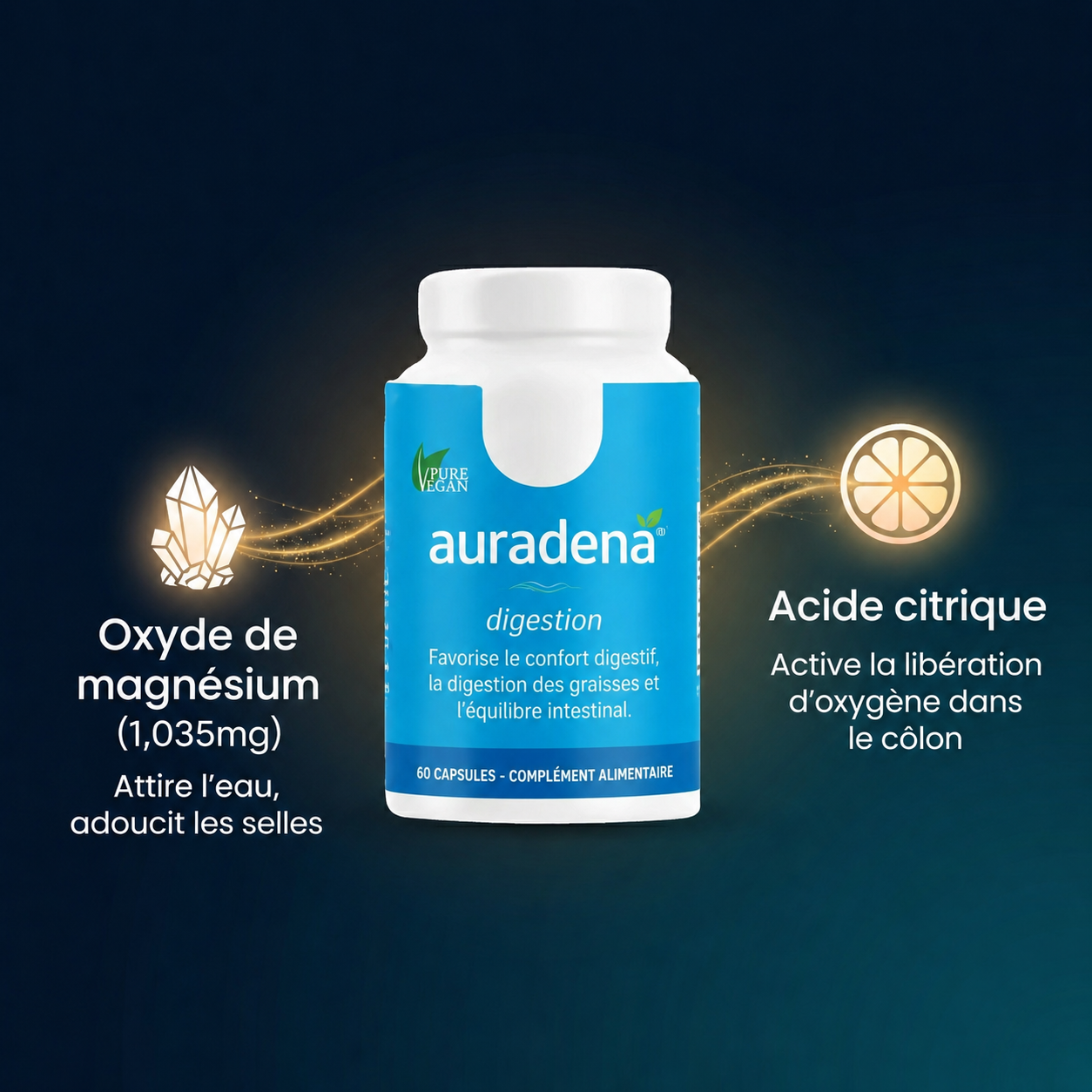 Des études montrent que 78 % des personnes souffrant de constipation chronique sont soulagées par un nettoyage à base d'oxygène